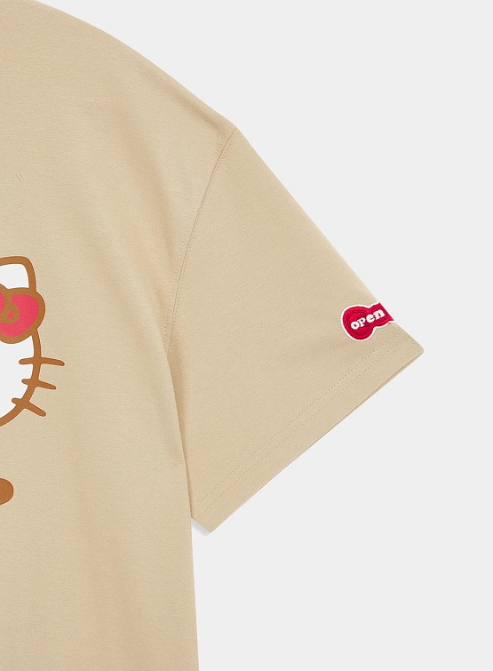 Футболка OPEN YY Kitty x YY T-Shirt Beige