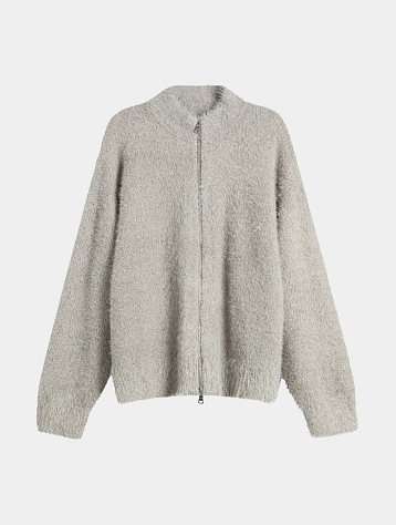 Кардиган MKI MIYUKI ZOKU Faux Alpaca Knit Track Melange Grey