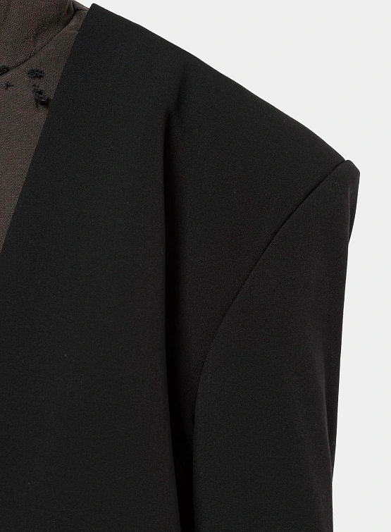 Пиджак ARNODEFRANCE Collarless Blazer Black