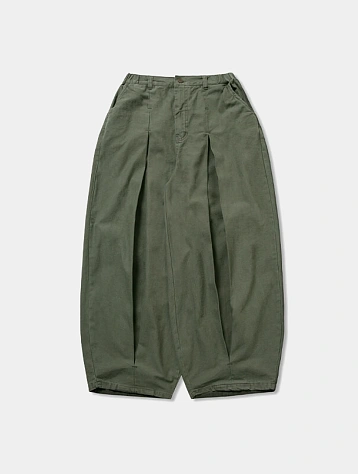 Брюки ANGLAN Long Tuck Wing Balloon Pant Khaki