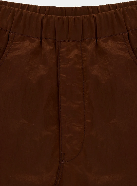 Шорты RANRA Stroller Shiny Nylon Bronze Brown