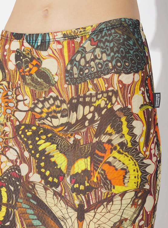 Женская юбка Jean Paul Gaultier Re-Edition: "Papillon" Yellow/Multi