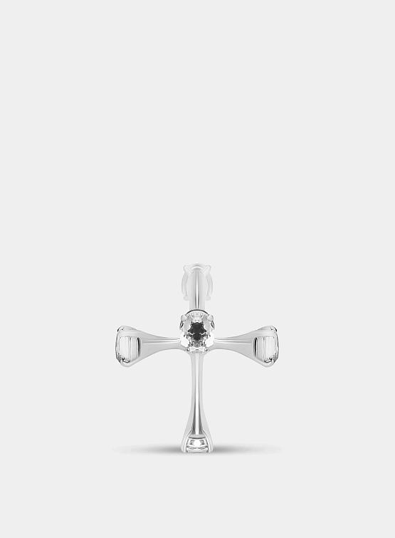 Моносерьга Rhoe Bermat Echo Frax Rock Crystal