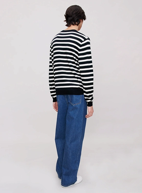 Джемпер A.P.C. Matthias Jumper Dark Navy/Ecru