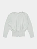 Женский кардиган AMOMENTO Round Sleeve Shirred Cardigan Mint