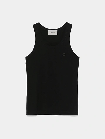 Женская майка Coperni Lightweight Logo Tank Black