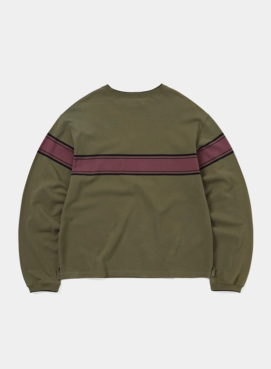 Лонгслив thisisneverthat PK Line L/S Olive
