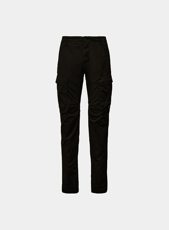 Брюки C.P. Company Stretch Sateen Ergonomic Cargo Black