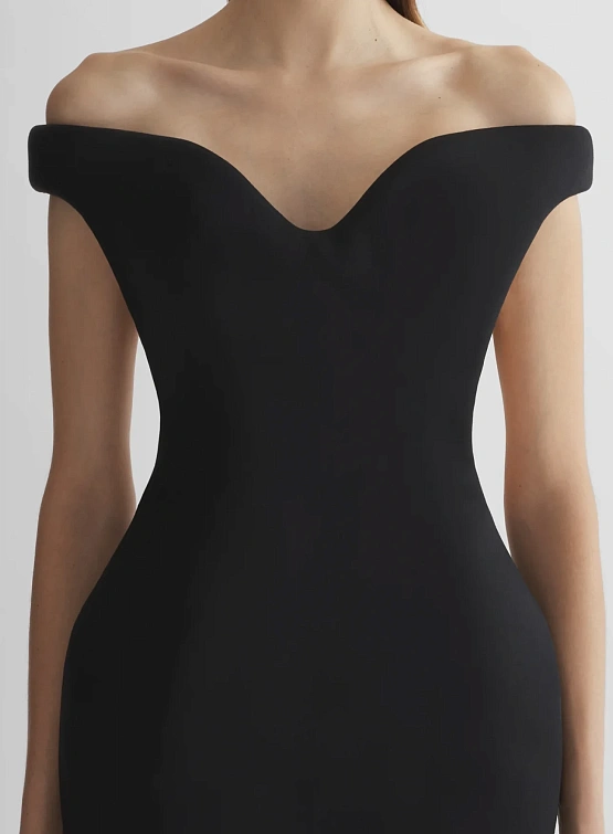 Женское платье MUGLER Sculptural Black