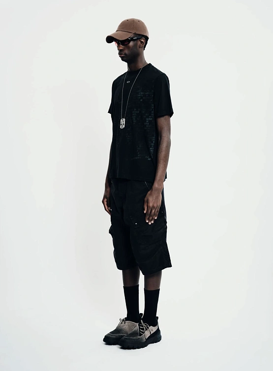 Футболка PIET x OAKLEY Nano Logo Ripped Vintage Black