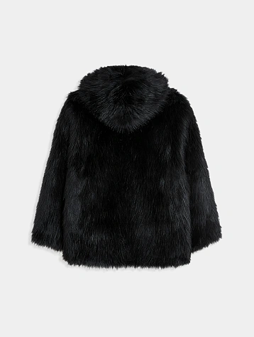 Женская шуба OPEN YY Reversible Faux Fur Black