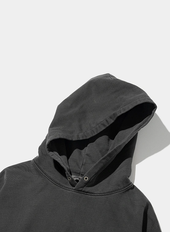 Худи Uniform Bridge Basic Dyeing Sweat Hood Pigment Charcoal