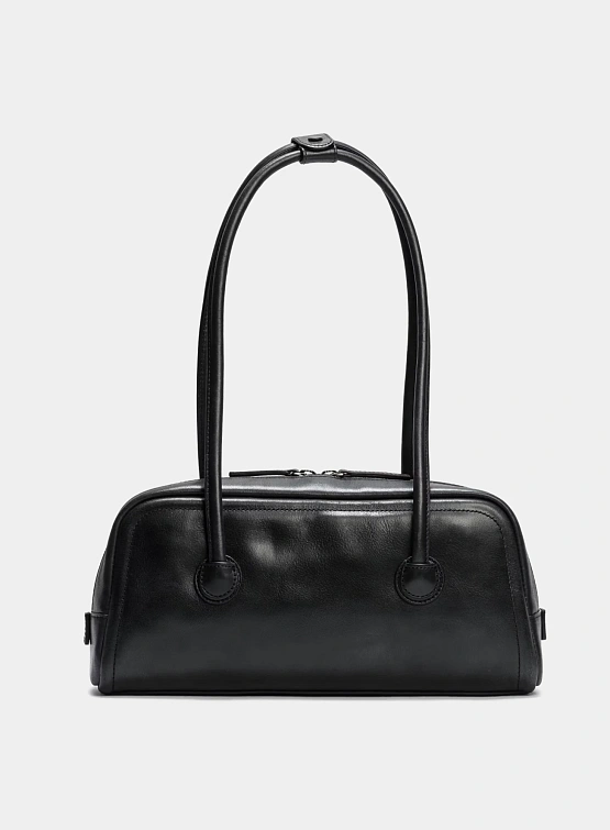 Женская сумка MARGESHERWOOD Soft Baguette Black Pull-Up