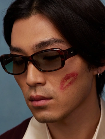 Очки Bonnie Clyde Sugar Tortoise & Green Gradient