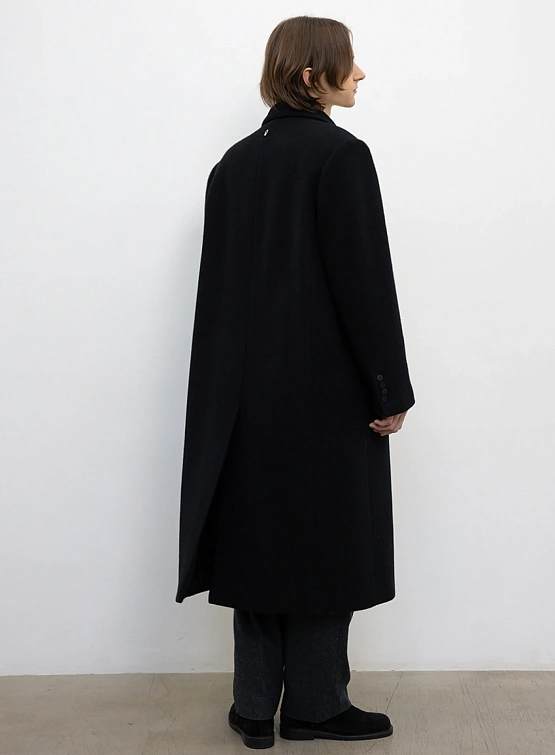 Пальто LE17SEPTEMBRE Double Breasted Long Black