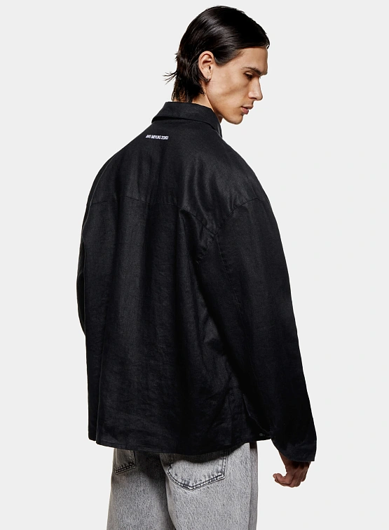 Рубашка MKI MIYUKI ZOKU Linen Box Dress Black