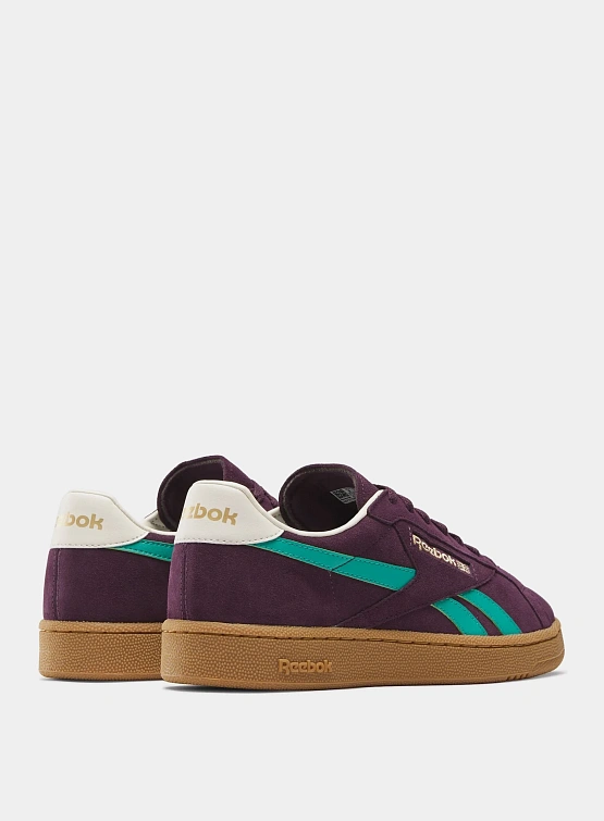 Кеды Reebok Club C Grounds UK Midnight Plum/Green