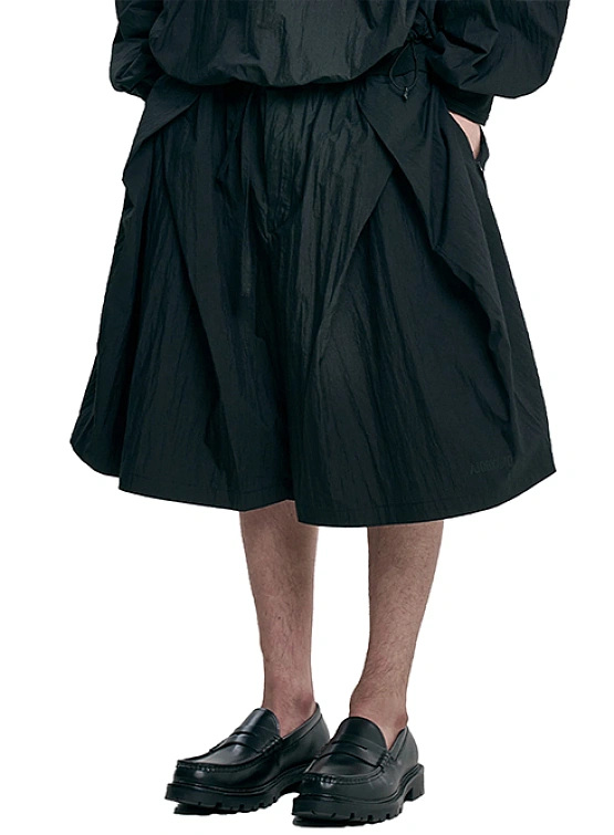 Шорты AJOBYAJO Tulip Nylon Wide Black