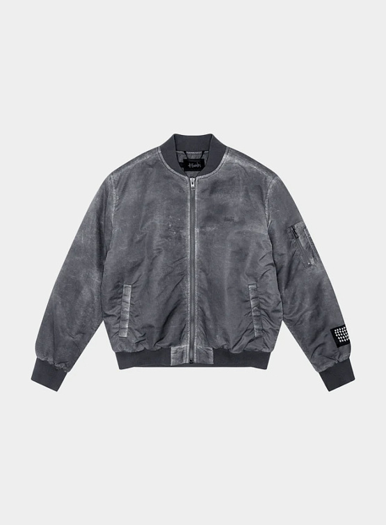 Бомбер Ksubi Royalty Bomber Overdye Coal Grey