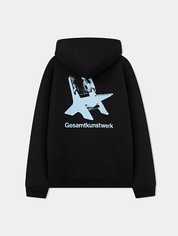 Худи OAMC Hoodie With Print On Back Black