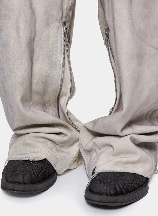 Брюки ARNODEFRANCE Dirty Biker Pants White