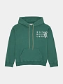худи mm6 maison margiela numeric artwork green