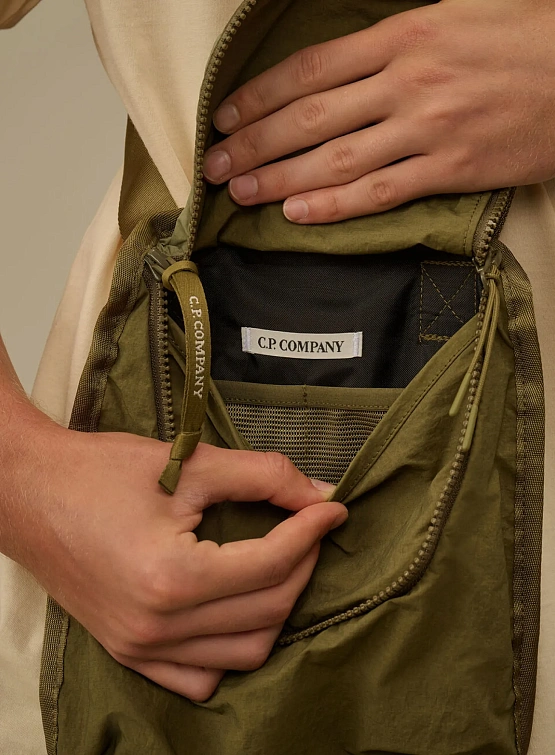 Сумка C.P. Company Plain Paper Touch Shoulder Capers