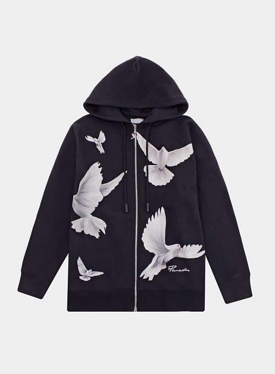 Зип-худи 3.PARADIS Zip Hooded Freedom Doves Black