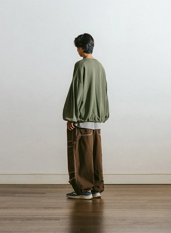 Свитшот ANGLAN Valley Salt Washed Green