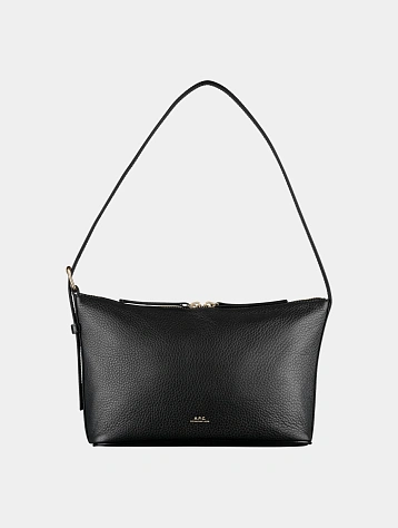 Сумка A.P.C. Vera Shoulder Grained Leather Noir