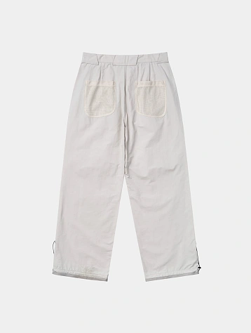 Брюки SAN SAN GEAR Webbing Patched Pants White