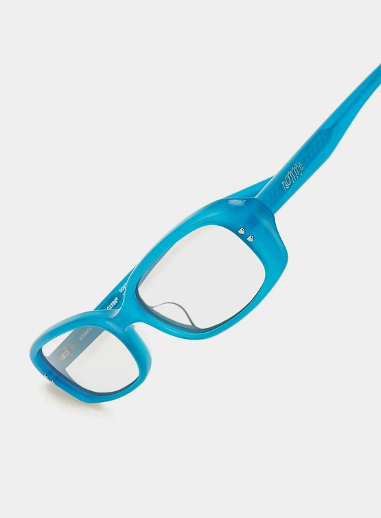 Очки Bonnie Clyde Rodeo Turquoise & Clear Lens