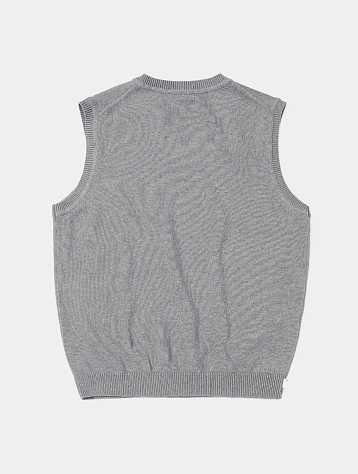 Жилет thisisneverthat Script Logo Knit Vest Grey