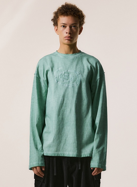 Лонгслив LMC Overdyed Spiral Long Slv Tee Light Mint