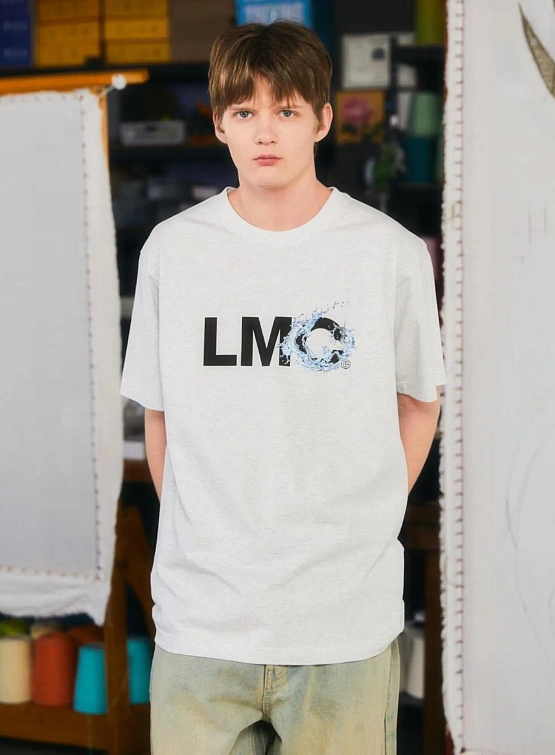 Футболка LMC Water Splash Tee Light Heather Grey