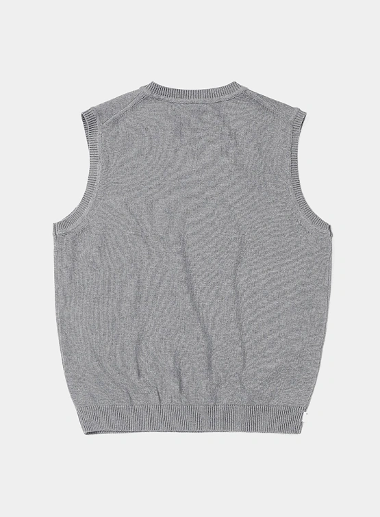 Жилет thisisneverthat Script Logo Knit Vest Grey