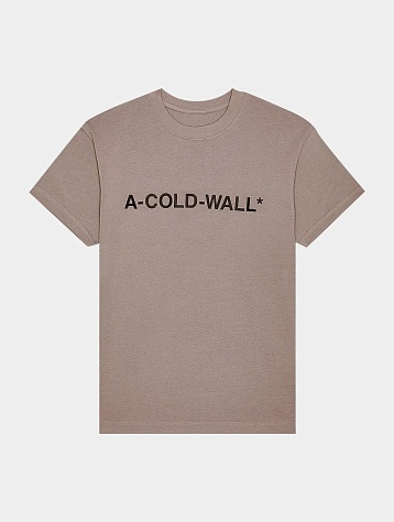 Футболка A-COLD-WALL* Esssential SS Logo Slate Grey