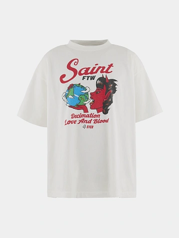 Футболка SAINT MXXXXXX Saint Devil Tee White