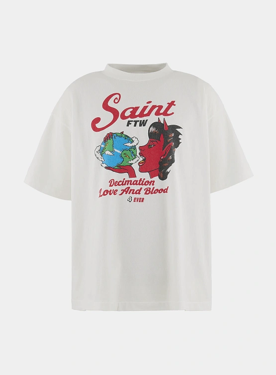 Футболка SAINT MXXXXXX Saint Devil Tee White