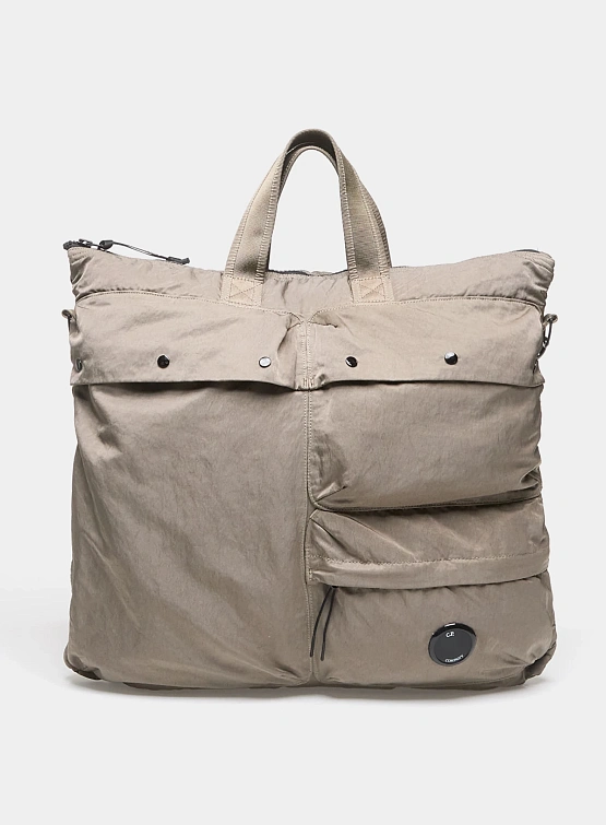 Тоут C.P. Company Nylon B Lens Tote Bag Vintage Khaki