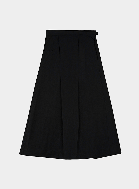 Женская юбка EPINGLER Pleats Long Wrapped Charcoal