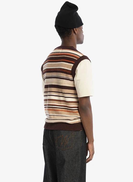 Жилет Walk In Paris Grandma Sleeveless Knit Marron