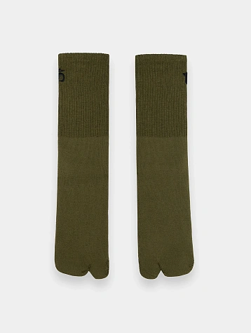 Носки MAHARISHI 1497 Om Temple Tabi Olive/Black/White