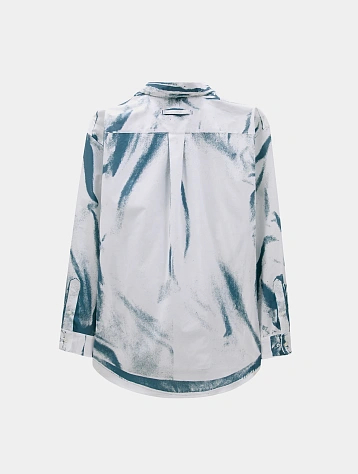 Женская рубашка Jean Paul Gaultier Trompe L'oeil Printed White/Blue Grey