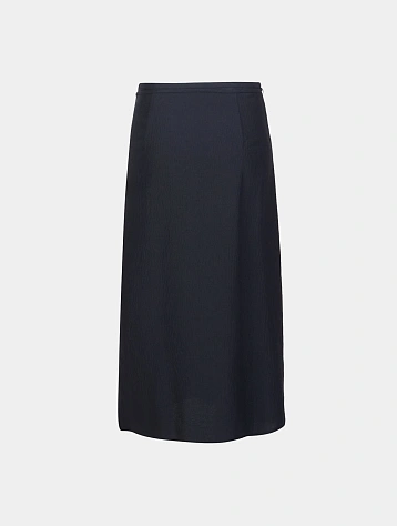 Женская юбка LE17SEPTEMBRE Crinkled Fluid Skirt Navy
