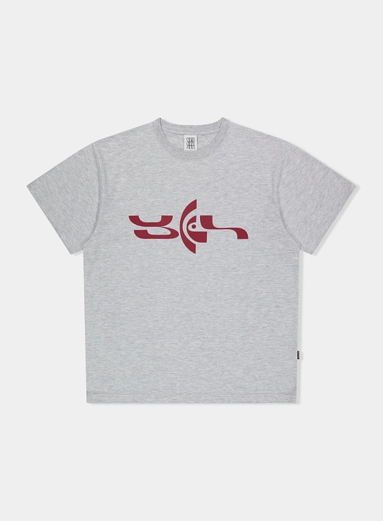Футболка YESEYESEE Geometric Logo Tee Grey