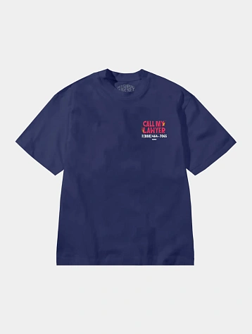 Футболка MARKET HOT STUFF CALL MY LAWYER T-SHIRT Blue