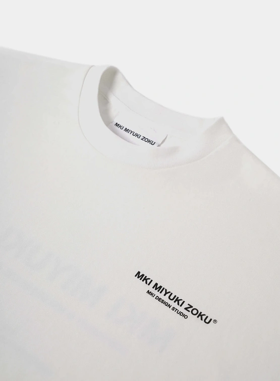 Лонгслив MKI MIYUKI ZOKU Design Studio L/S White