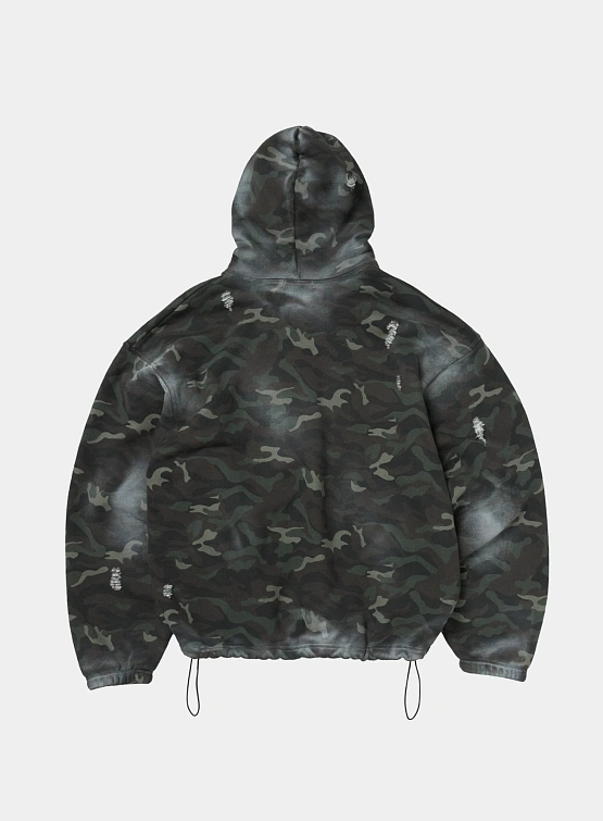 Худи Thug Club Sprayed Camoflage Rock Camo