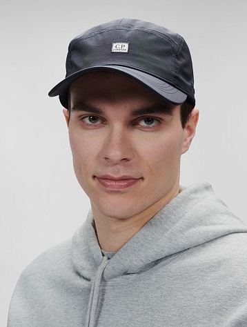 Кепка C.P. Company Chrome-R Panelled Logo Cap Navy